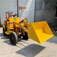 小型装载机新能源农场建筑工地好帮手 操作简单 四驱电动小铲车